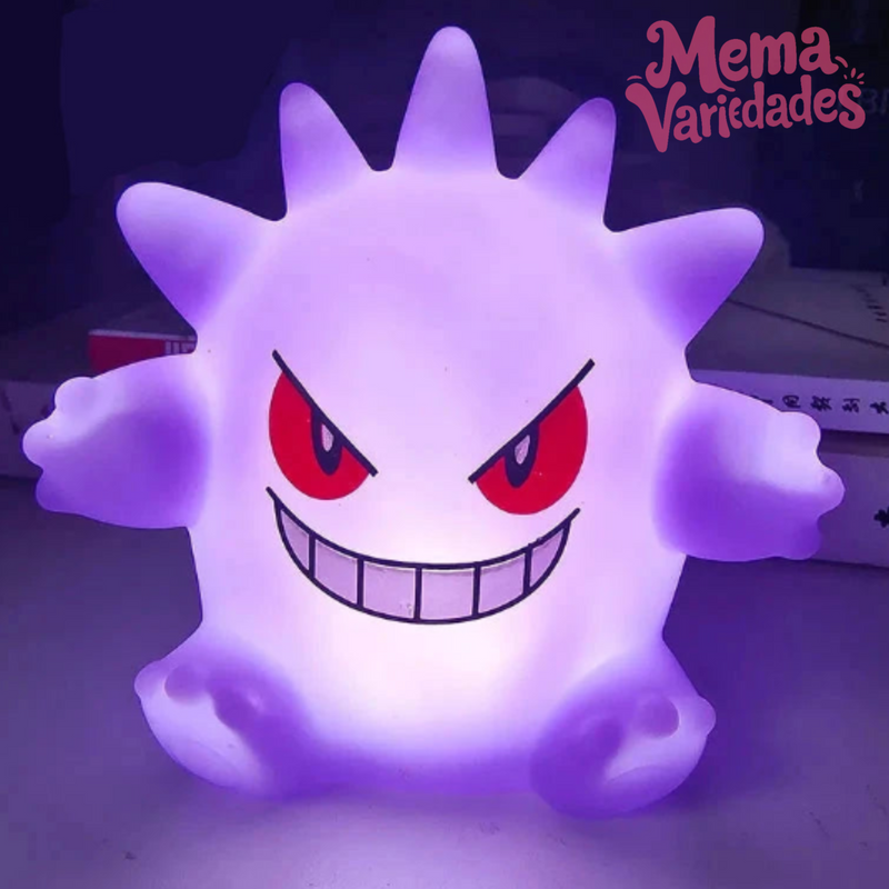 Pokémon luminária Gengar abajur