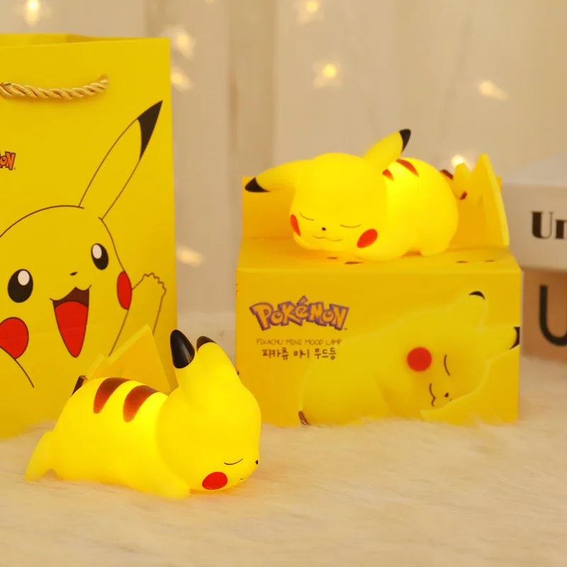 Luminária Pikachu Pokémon personagem iluminado abajur