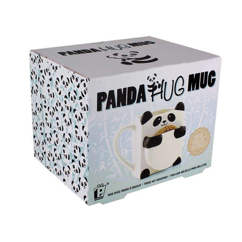 Caneca de biscoito panda para crianças